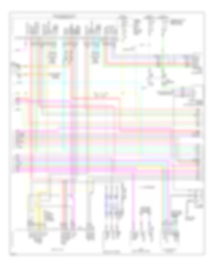 Navigation Wiring Diagram, Hybrid (2 of 5) for Infiniti Q70 3.7 2014