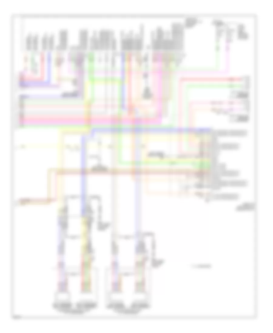 Navigation Wiring Diagram, Hybrid (5 of 5) for Infiniti Q70 3.7 2014
