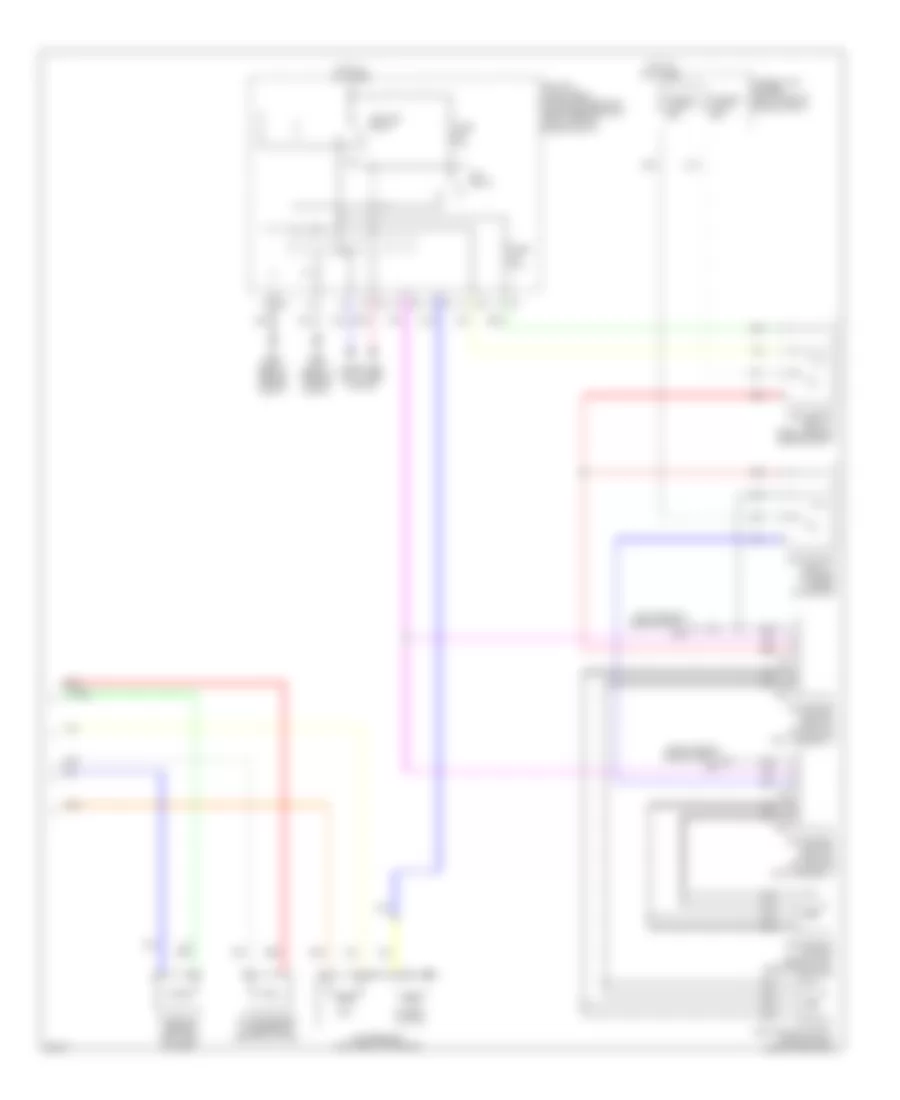 Automatic AC Wiring Diagram (2 of 2) for Infiniti FX50 2010