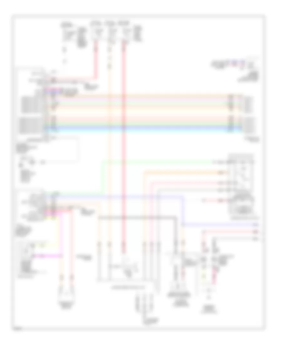 Instrument Illumination Wiring Diagram 1 of 2 for Infiniti FX50 2010