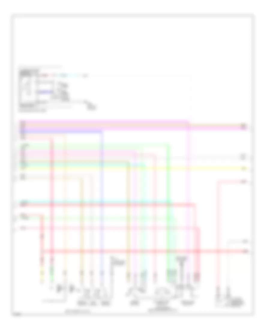 Memory Systems Wiring Diagram (2 of 3) for Infiniti FX50 2010