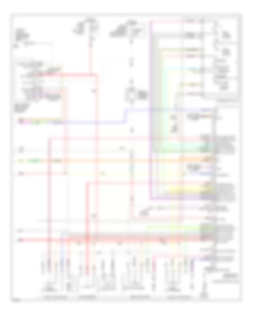 Memory Systems Wiring Diagram 3 of 3 for Infiniti FX50 2010