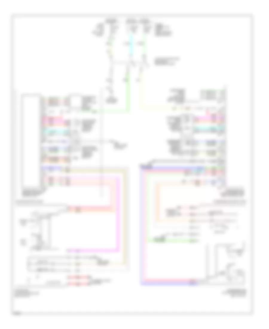 Climate Control Seats Wiring Diagram for Infiniti FX50 2010