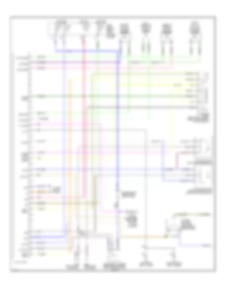 Automatic A C Wiring Diagram 1 of 2 for Infiniti G20 2001