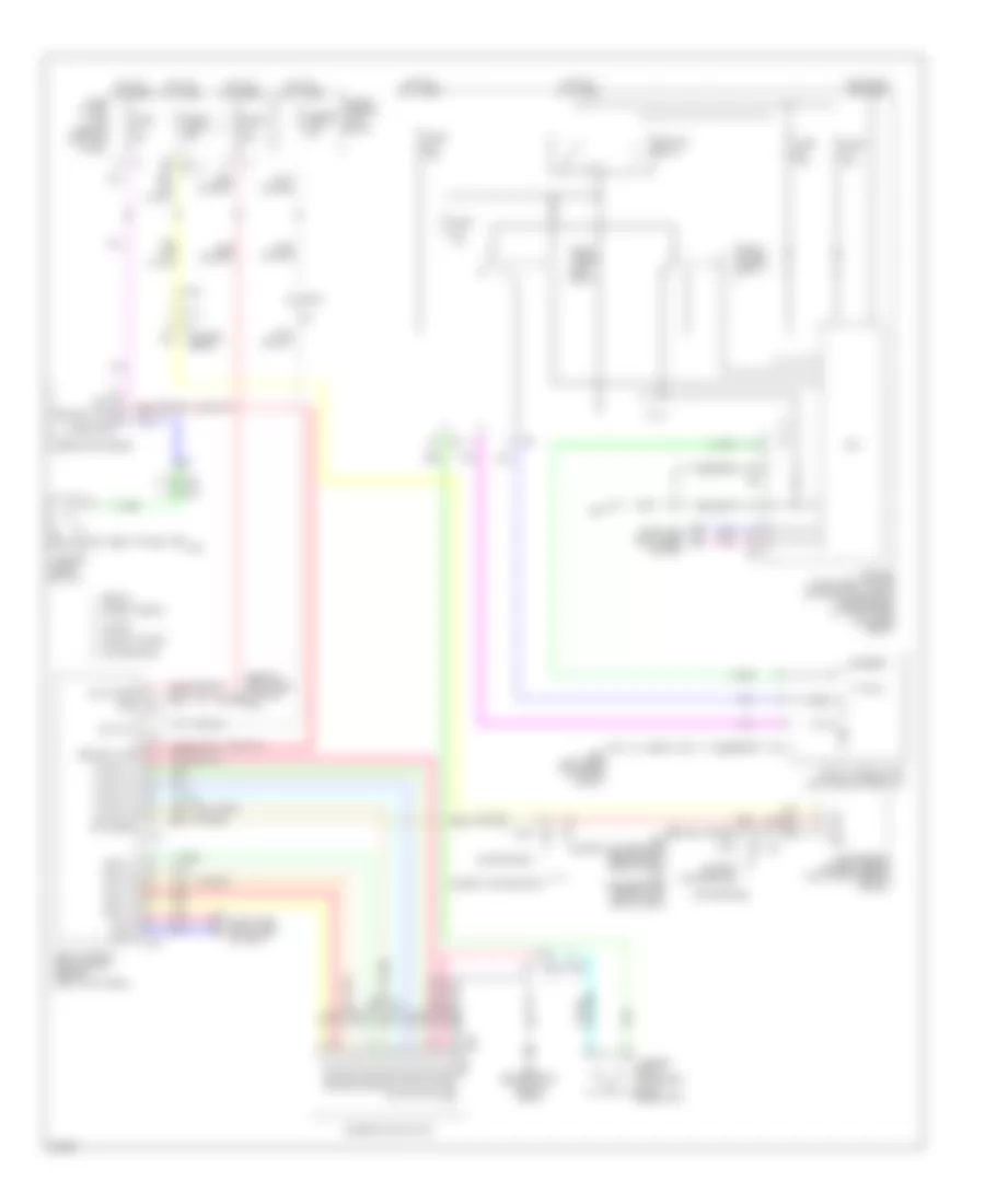Wiper Washer Wiring Diagram for Infiniti G37 2010
