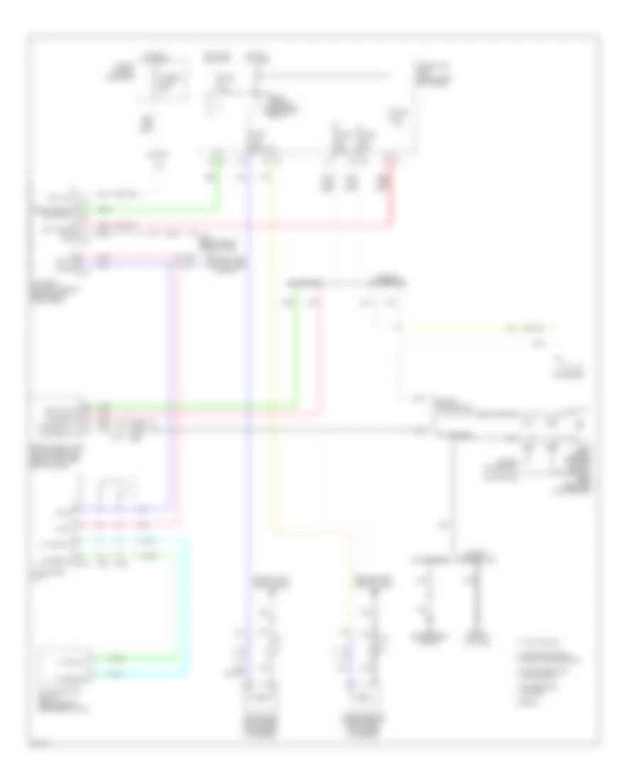 Defoggers Wiring Diagram for Infiniti G37 2010