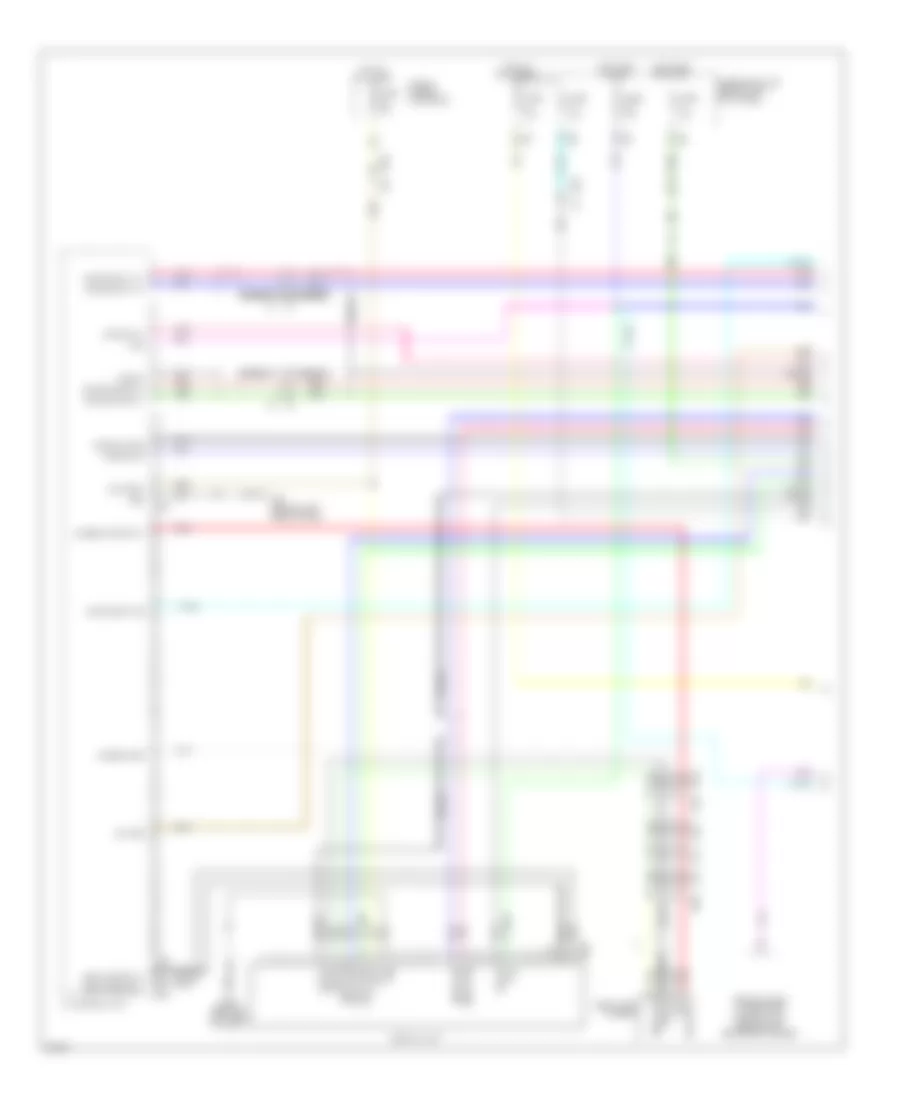 Navigation Wiring Diagram Convertible 1 of 4 for Infiniti G37 2010