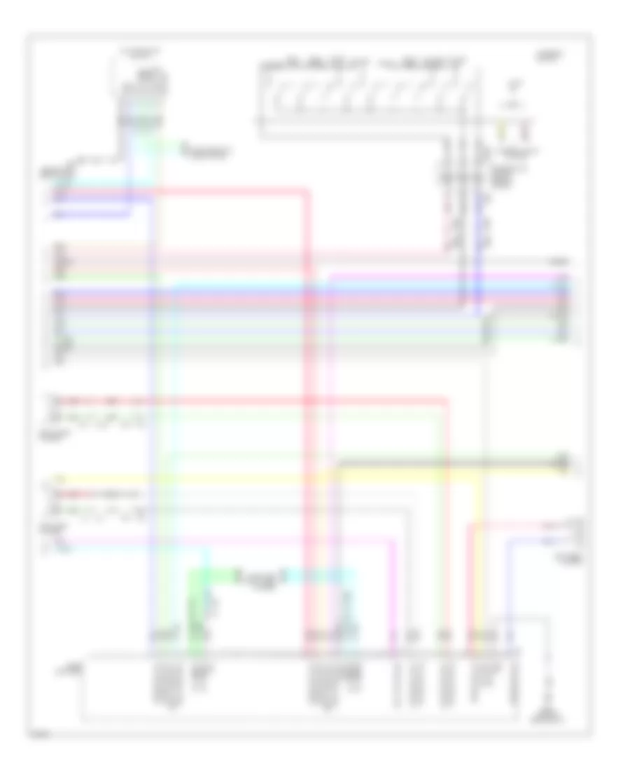Navigation Wiring Diagram, Convertible (2 of 4) for Infiniti G37 2010