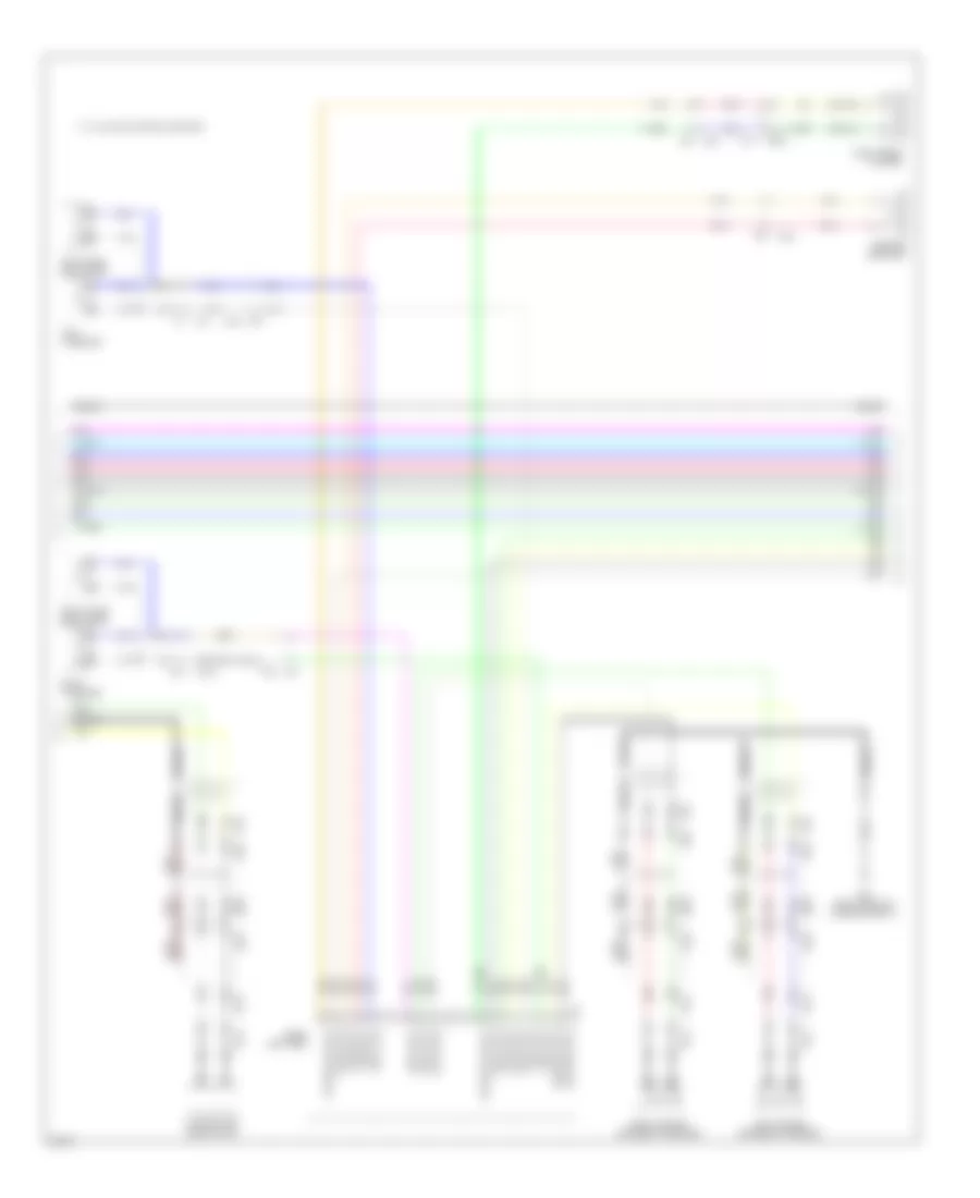 Navigation Wiring Diagram, Convertible (3 of 4) for Infiniti G37 2010