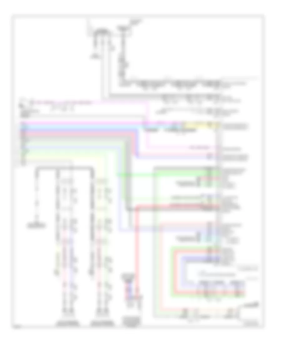 Navigation Wiring Diagram Convertible 4 of 4 for Infiniti G37 2010