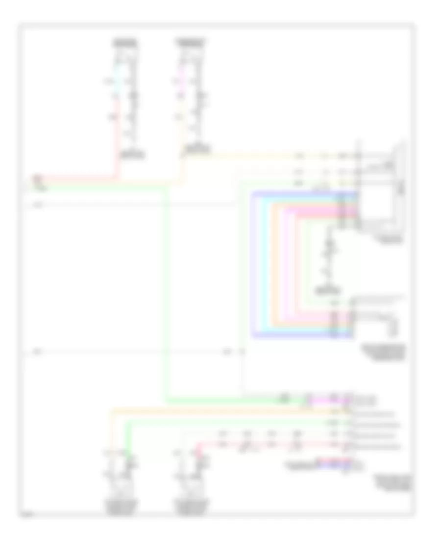 Power Windows Wiring Diagram Convertible 2 of 2 for Infiniti G37 2010