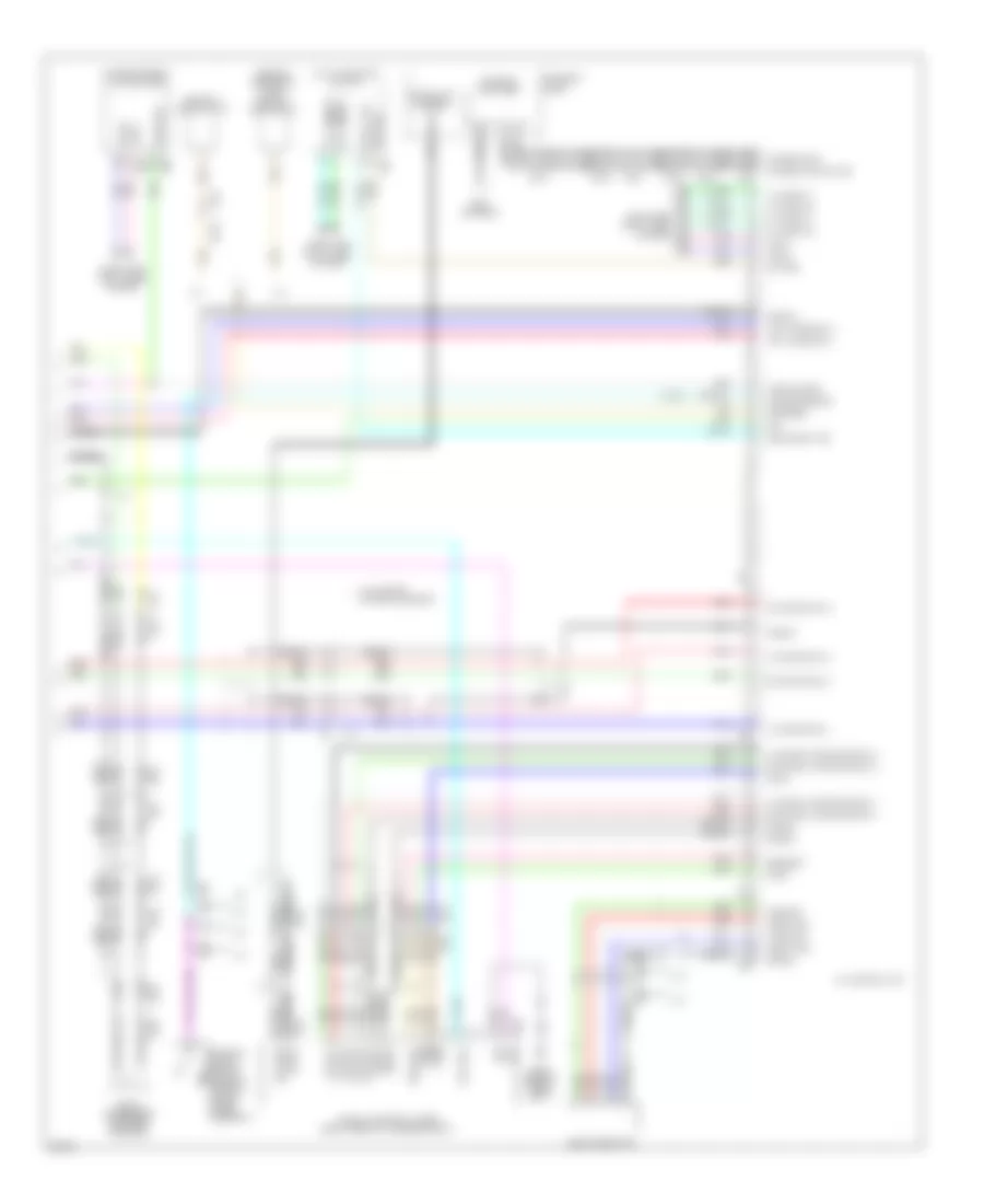 Bose Radio Wiring Diagram, Convertible without Navigation (4 of 4) for Infiniti G37 2010
