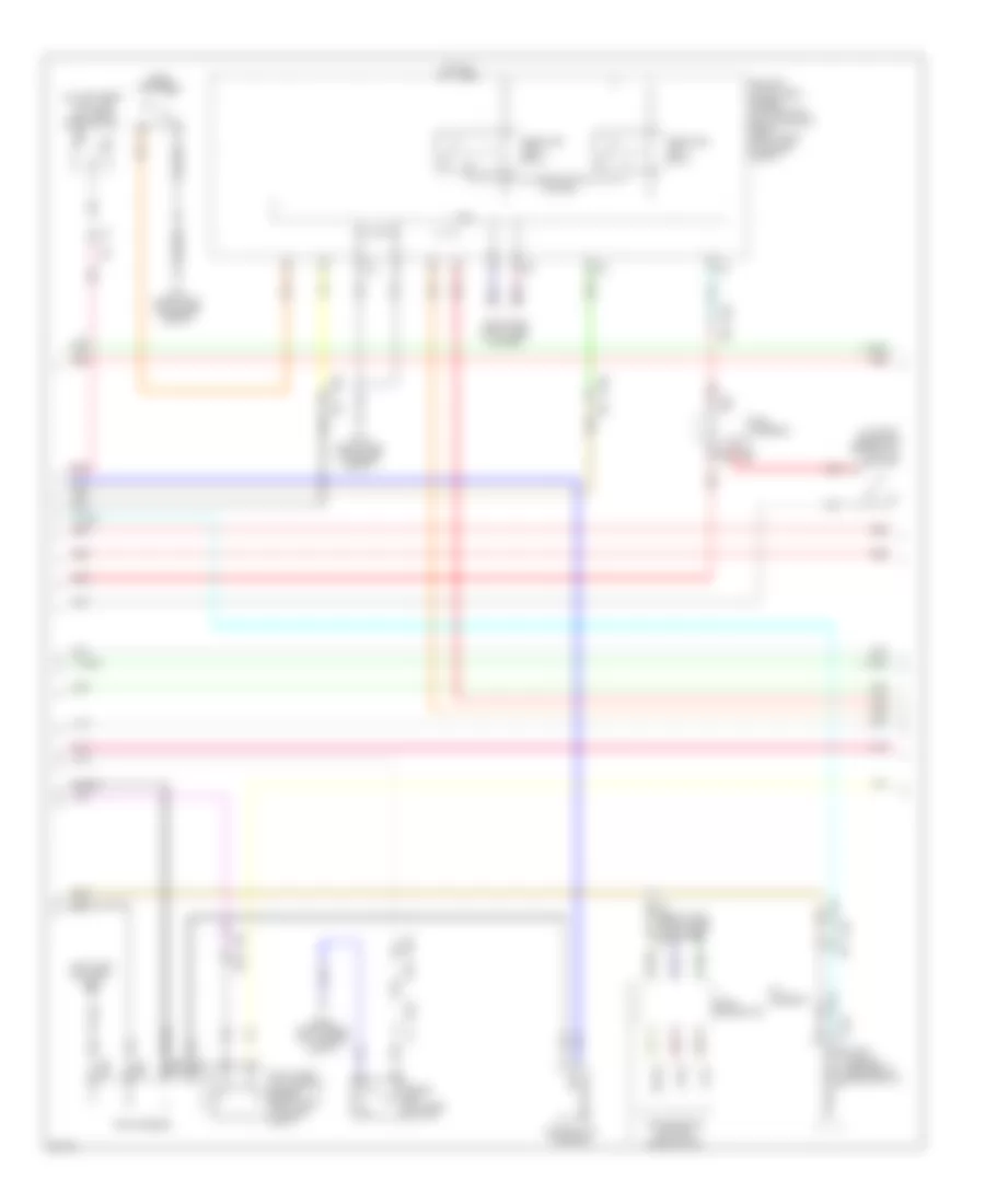 Forced Entry Wiring Diagram, Hybrid (3 of 4) for Infiniti Q70 Hybrid 2014
