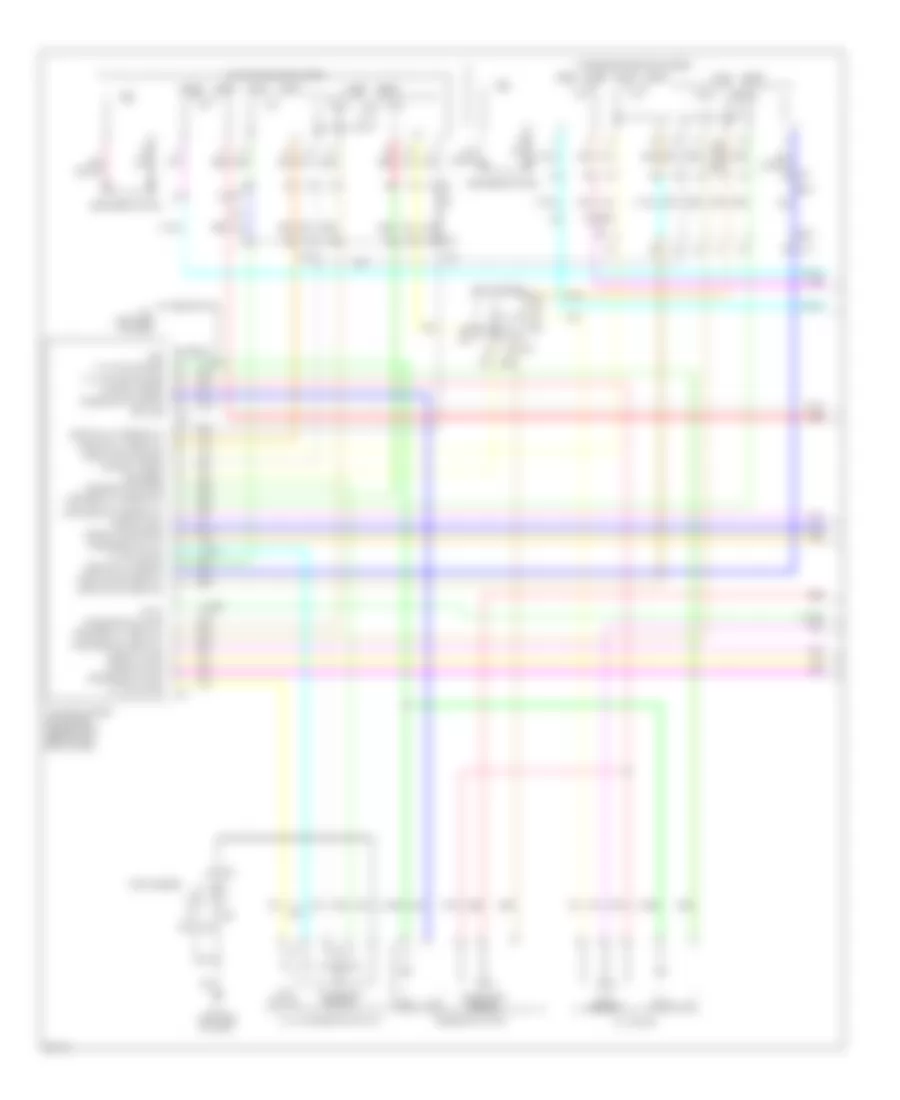 Memory Systems Wiring Diagram, Hybrid (1 of 3) for Infiniti Q70 Hybrid 2014