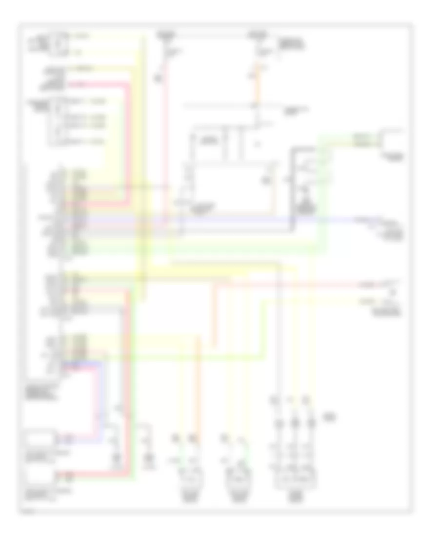 Supplemental Restraint Wiring Diagram for Infiniti I30 2001
