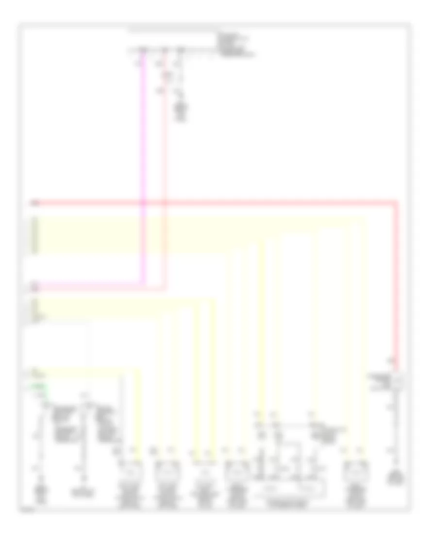 Supplemental Restraints Wiring Diagram, Convertible (2 of 2) for Infiniti G37 Journey 2010