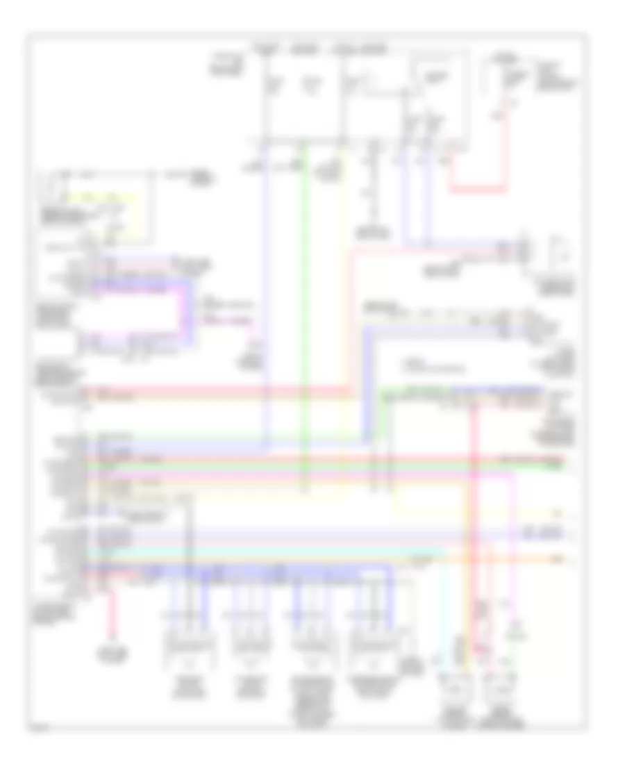 Automatic A C Wiring Diagram 1 of 2 for Infiniti G37 Journey 2010