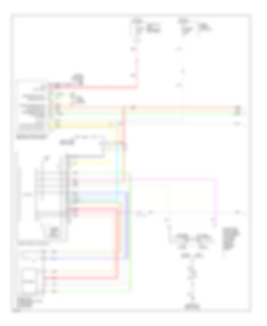 Power Windows Wiring Diagram Convertible 1 of 2 for Infiniti G37 Journey 2010