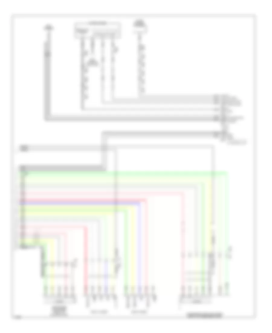 Navigation Wiring Diagram 5 of 5 for Infiniti QX50 2014