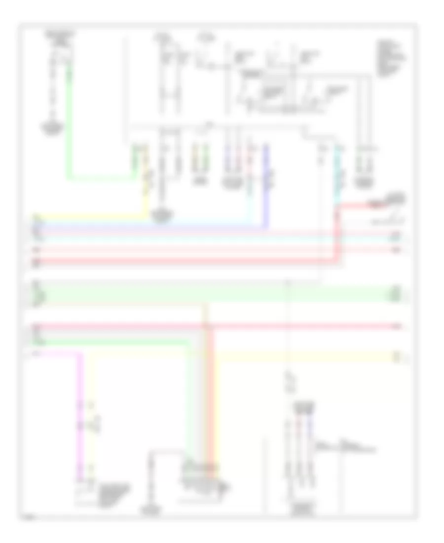 Power Door Locks Wiring Diagram (3 of 4) for Infiniti QX50 2014