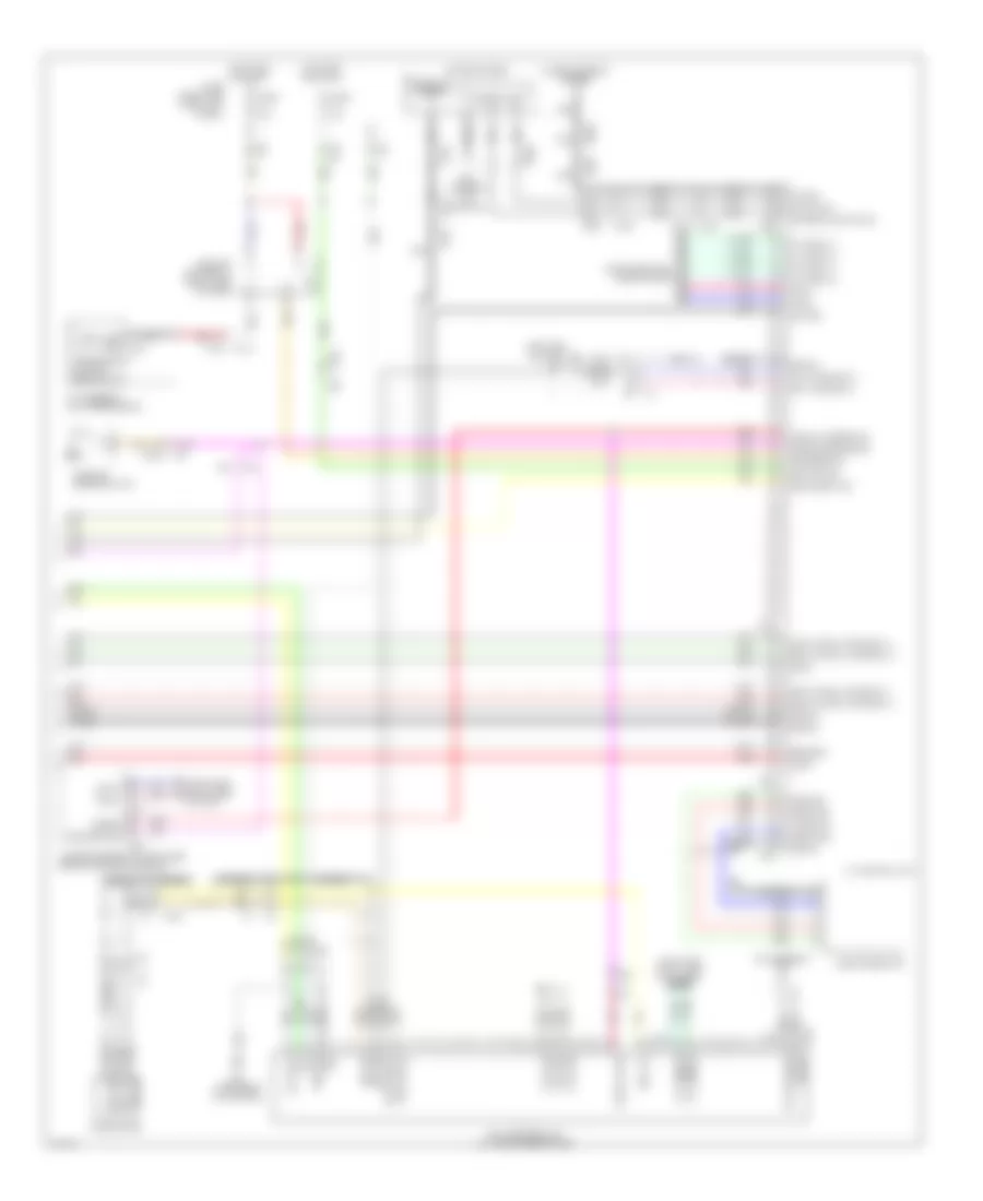 Radio Wiring Diagram, Base (3 of 3) for Infiniti QX50 2014
