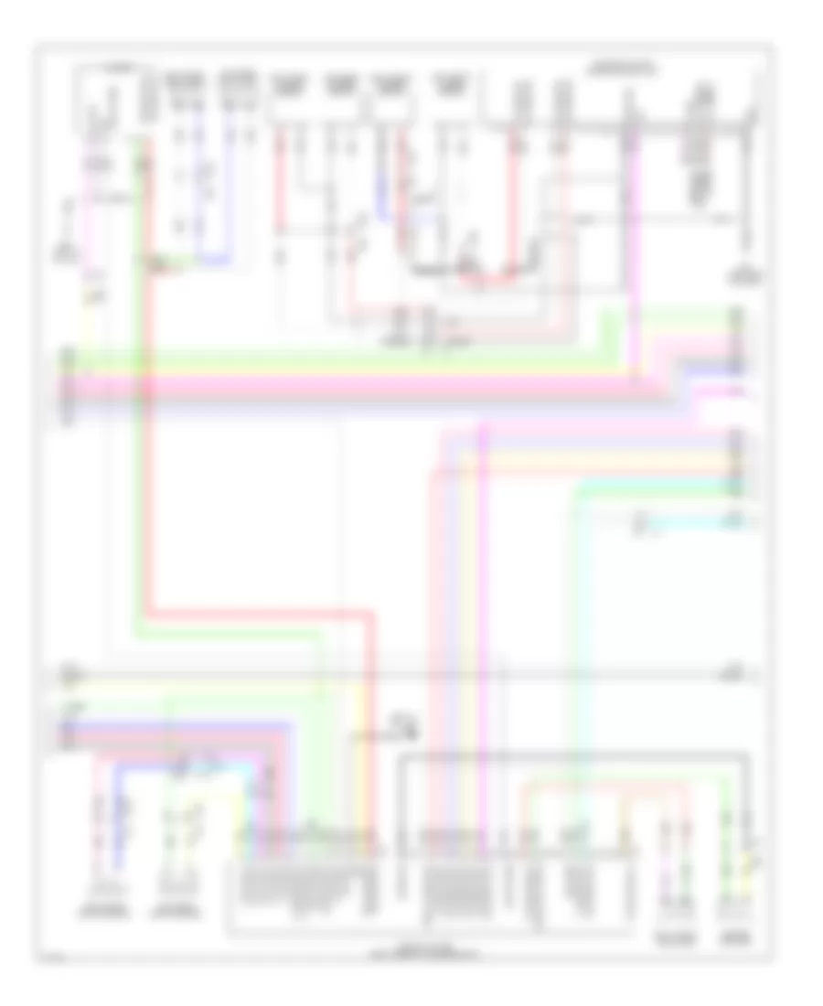 Radio Wiring Diagram Bose without Navigation 2 of 5 for Infiniti QX50 2014