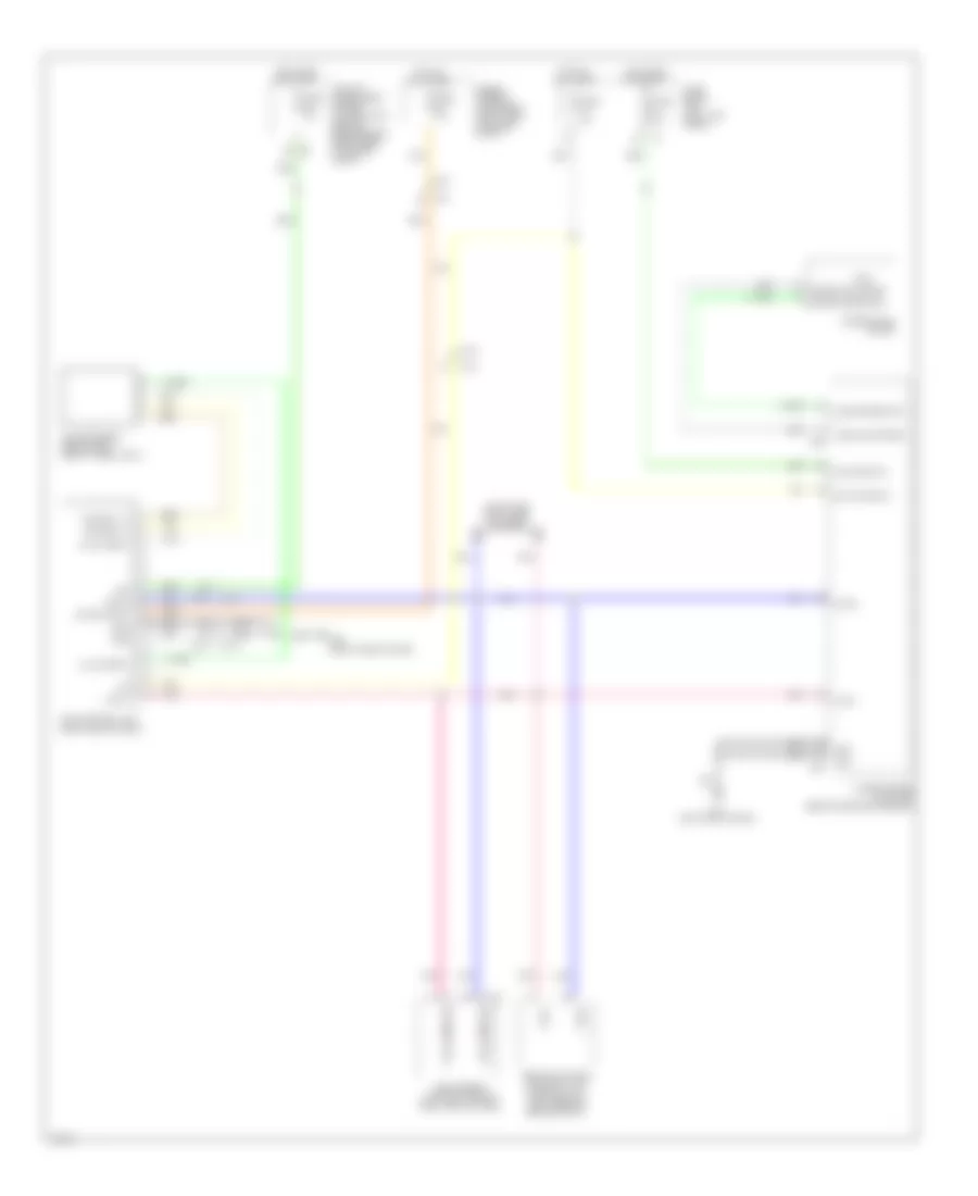 AWD Wiring Diagram for Infiniti QX50 2014
