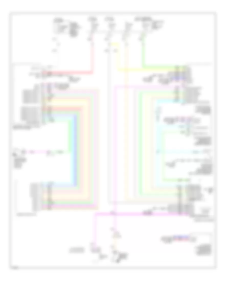 Chime Wiring Diagram for Infiniti QX50 2014