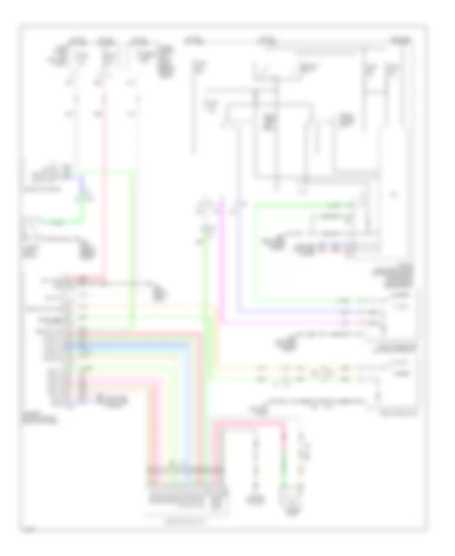Wiper Washer Wiring Diagram for Infiniti QX50 2014