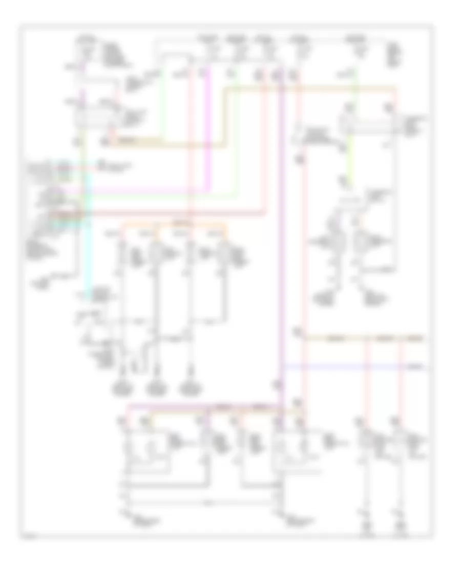 Exterior Lamps Wiring Diagram 1 of 2 for Infiniti I30 t 2001