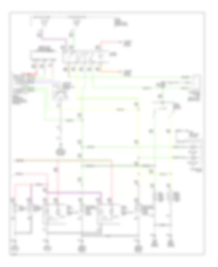 Exterior Lamps Wiring Diagram 2 of 2 for Infiniti I30 t 2001