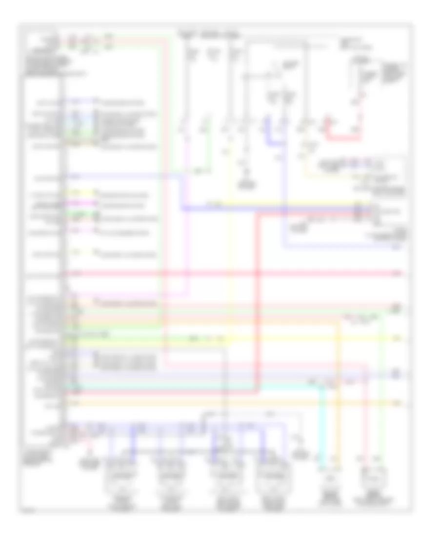 Automatic AC Wiring Diagram (1 of 2) for Infiniti QX50 Journey 2014