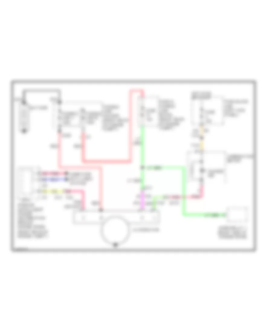 Charging Wiring Diagram for Infiniti QX50 Journey 2014