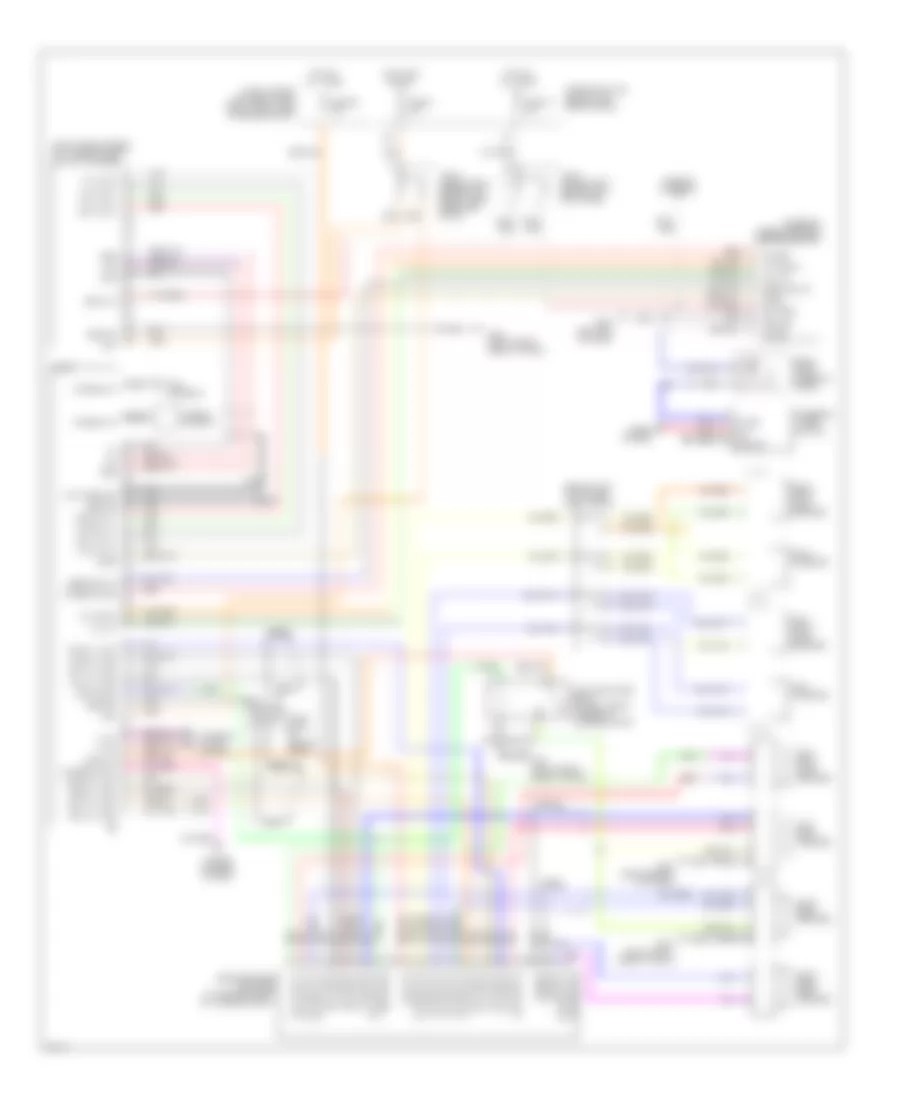 Radio Wiring Diagrams for Infiniti Q45 2001