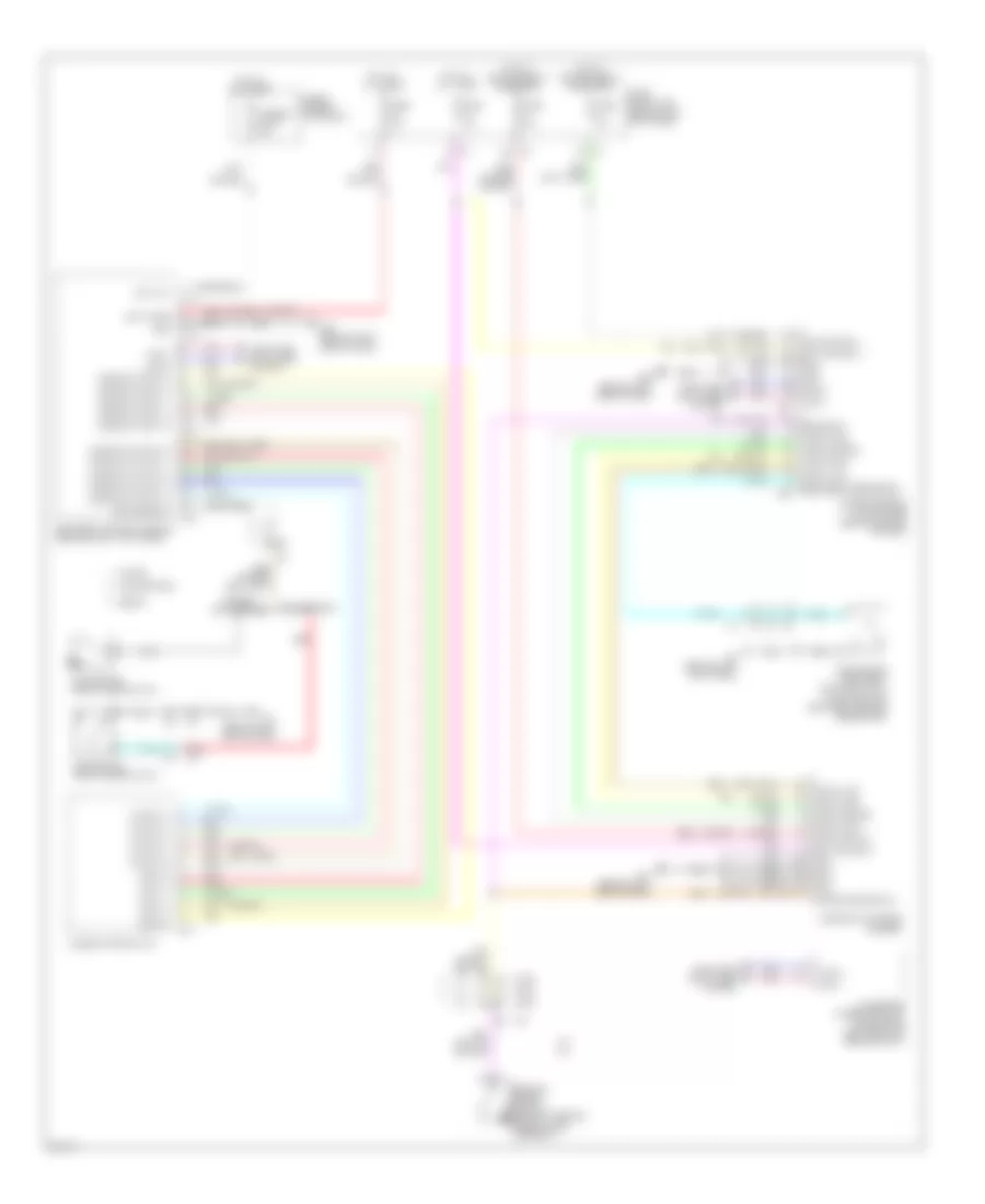 Chime Wiring Diagram for Infiniti G37 x 2010