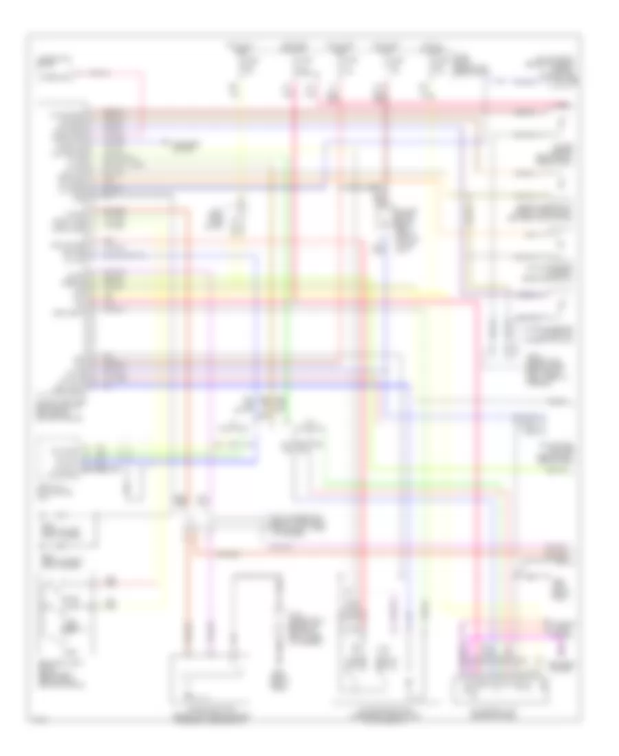 Automatic A C Wiring Diagram 1 of 2 for Infiniti Q45 t 2001