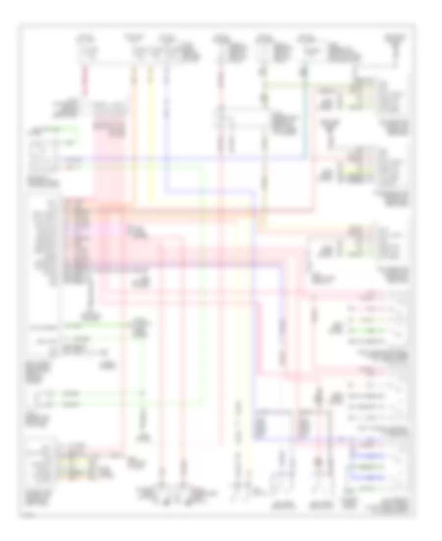 RemoteKeyless Entry Wiring Diagram for Infiniti Q45 t 2001
