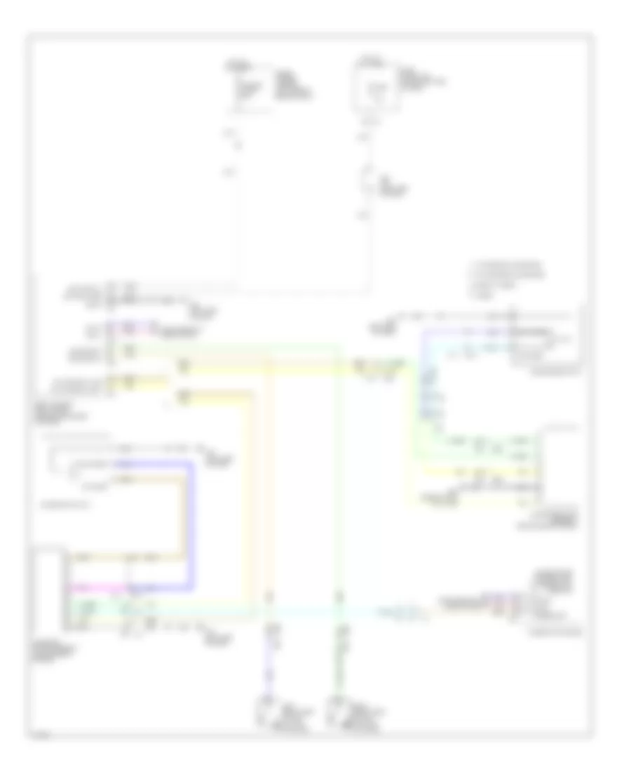 Power TopSunroof Wiring Diagram for Infiniti QX60 2014