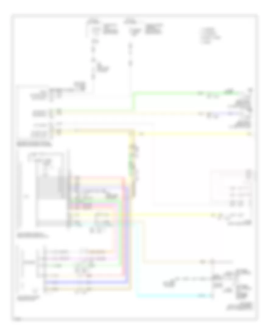 Power Windows Wiring Diagram 1 of 2 for Infiniti QX60 2014