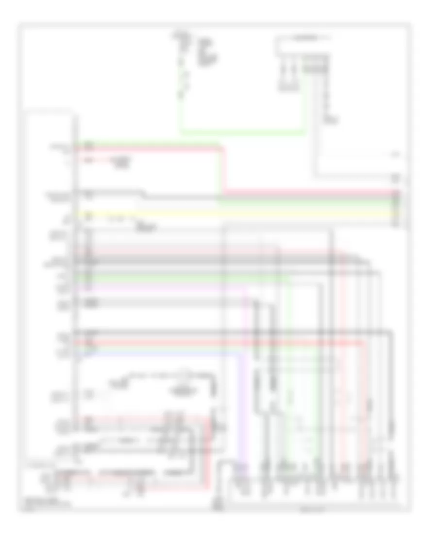 Bose Radio Wiring Diagram, without Navigation (1 of 6) for Infiniti QX60 2014