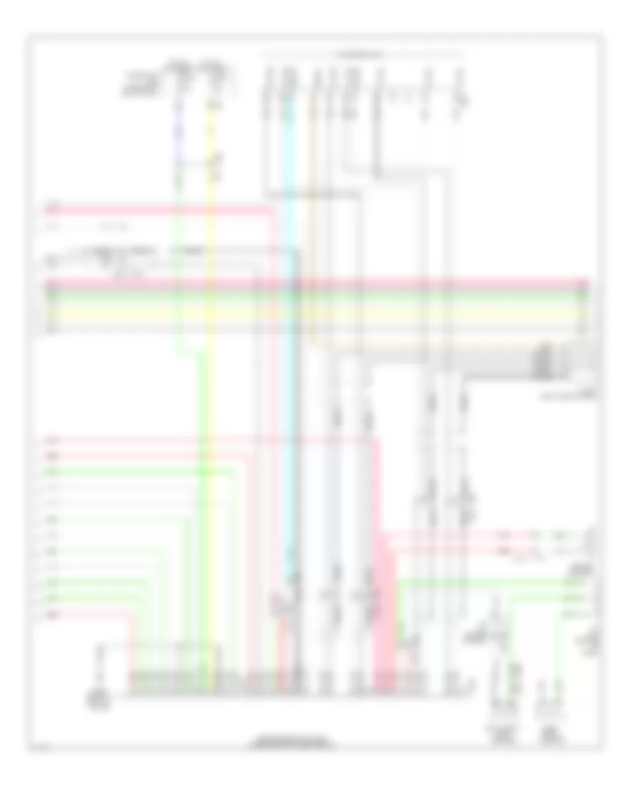 Bose Radio Wiring Diagram, without Navigation (3 of 6) for Infiniti QX60 2014