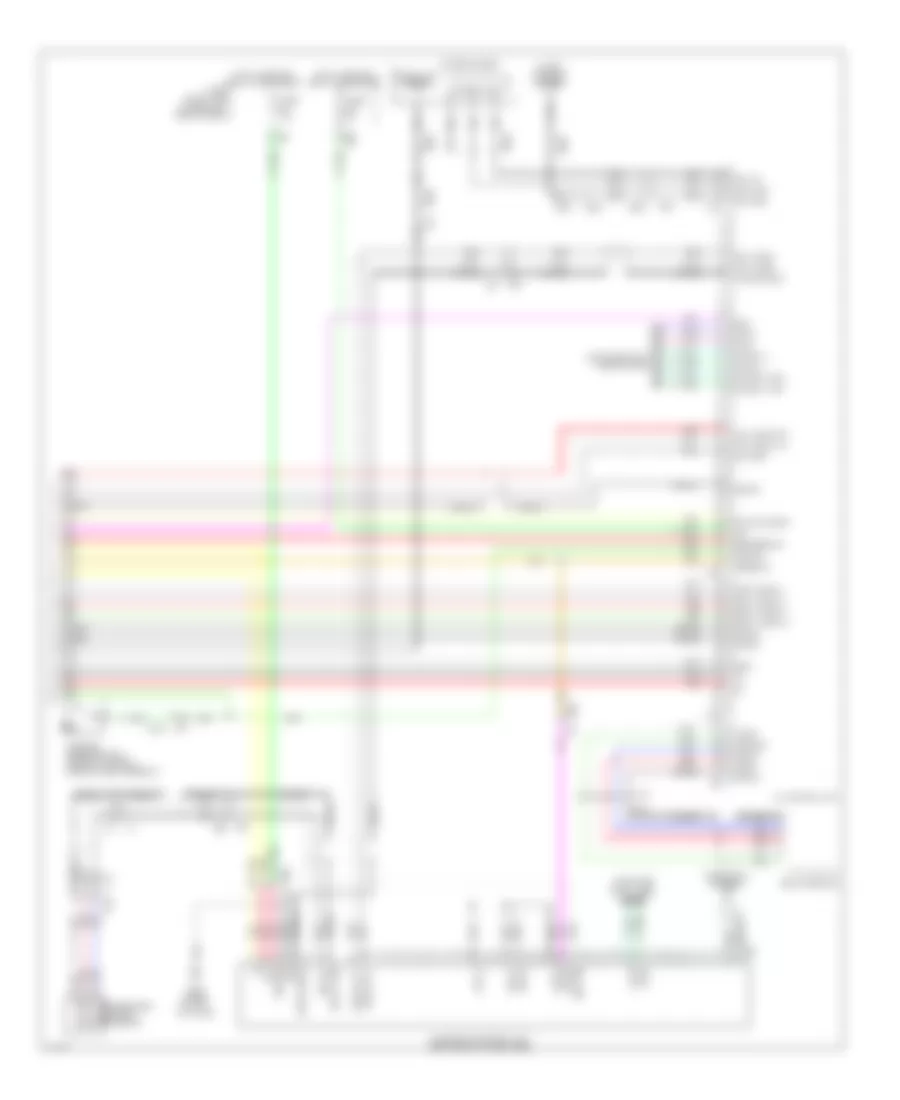 Bose Radio Wiring Diagram without Navigation 6 of 6 for Infiniti QX60 2014