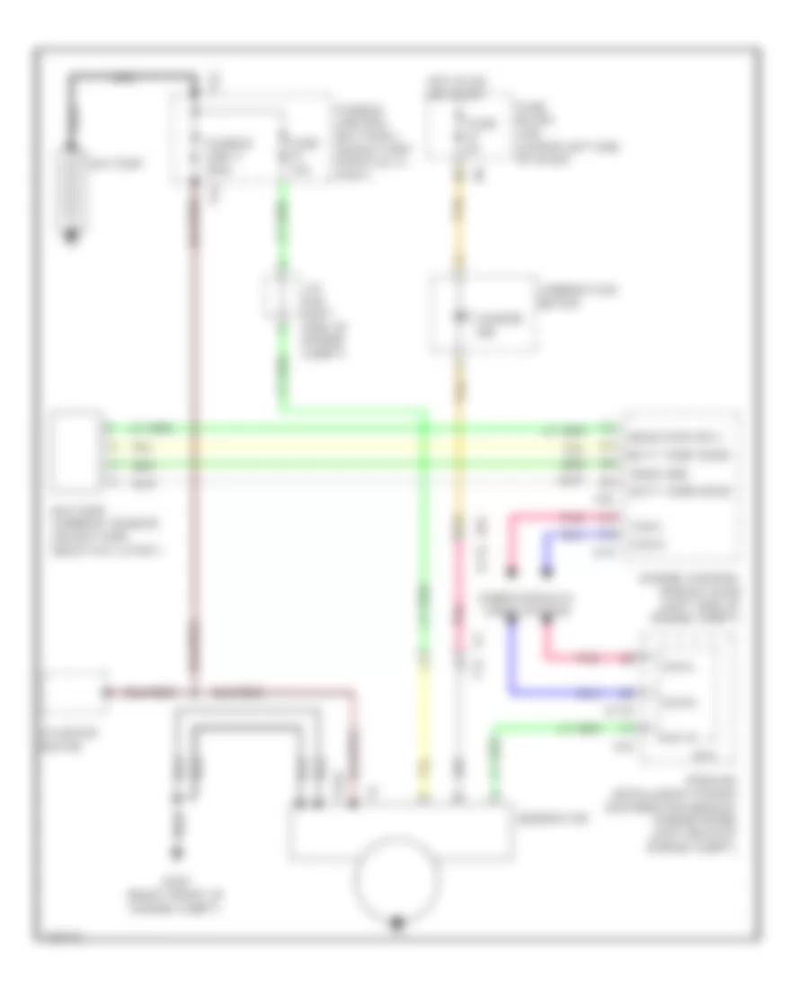 Charging Wiring Diagram for Infiniti QX60 2014