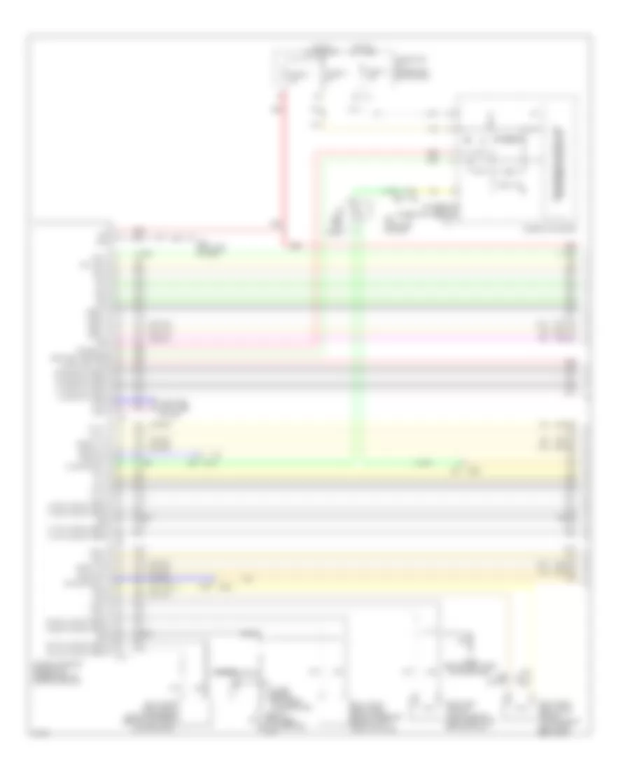 Supplemental Restraints Wiring Diagram 1 of 3 for Infiniti QX60 2014