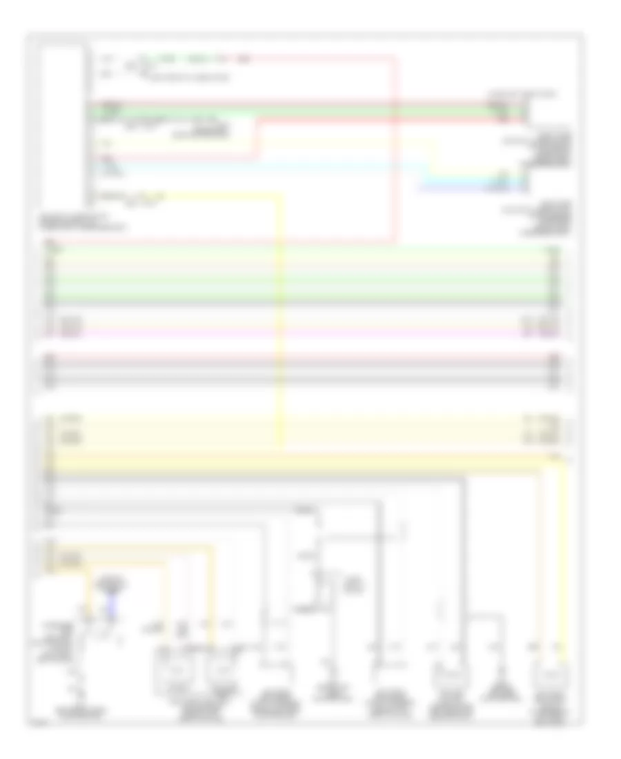 Supplemental Restraints Wiring Diagram 2 of 3 for Infiniti QX60 2014