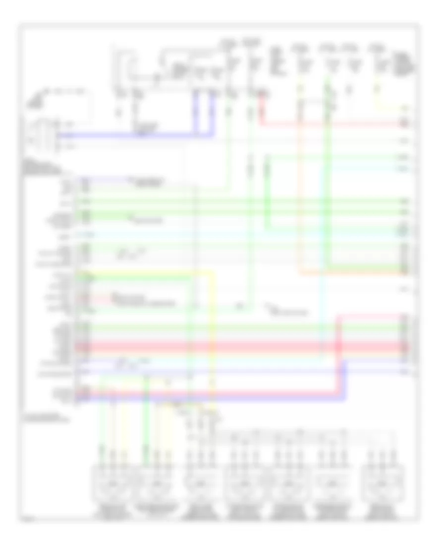 Automatic A C Wiring Diagram Except Hybrid 1 of 4 for Infiniti QX60 2014