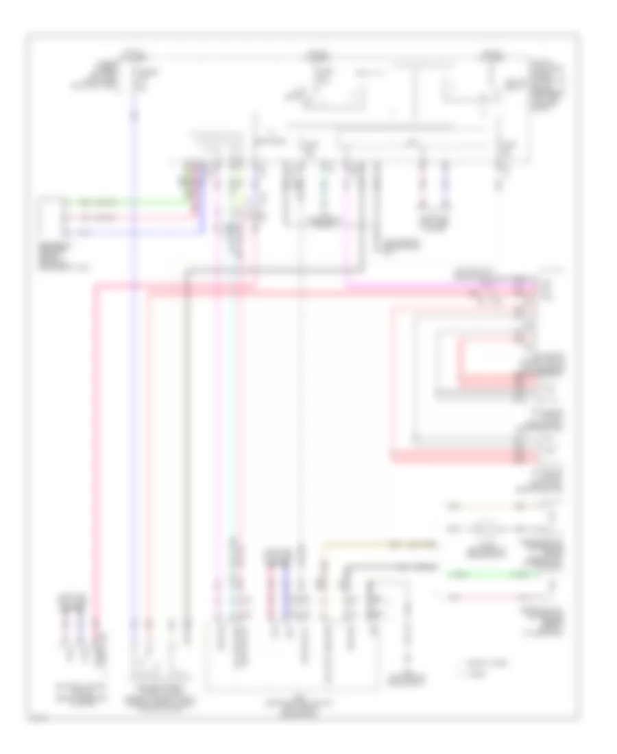 Cooling Fan Wiring Diagram for Infiniti QX60 2014