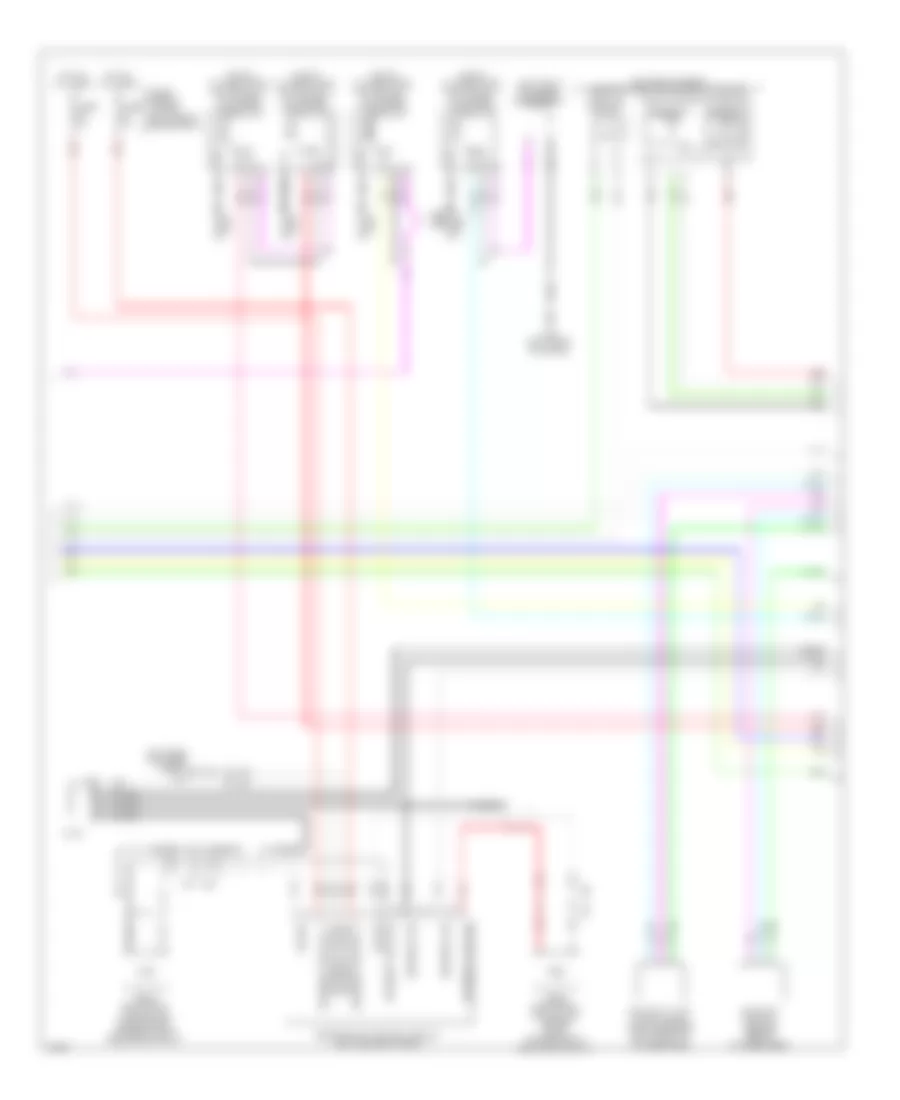 2 5L Hybrid Engine Controls Wiring Diagram 5 of 6 for Infiniti QX60 2014