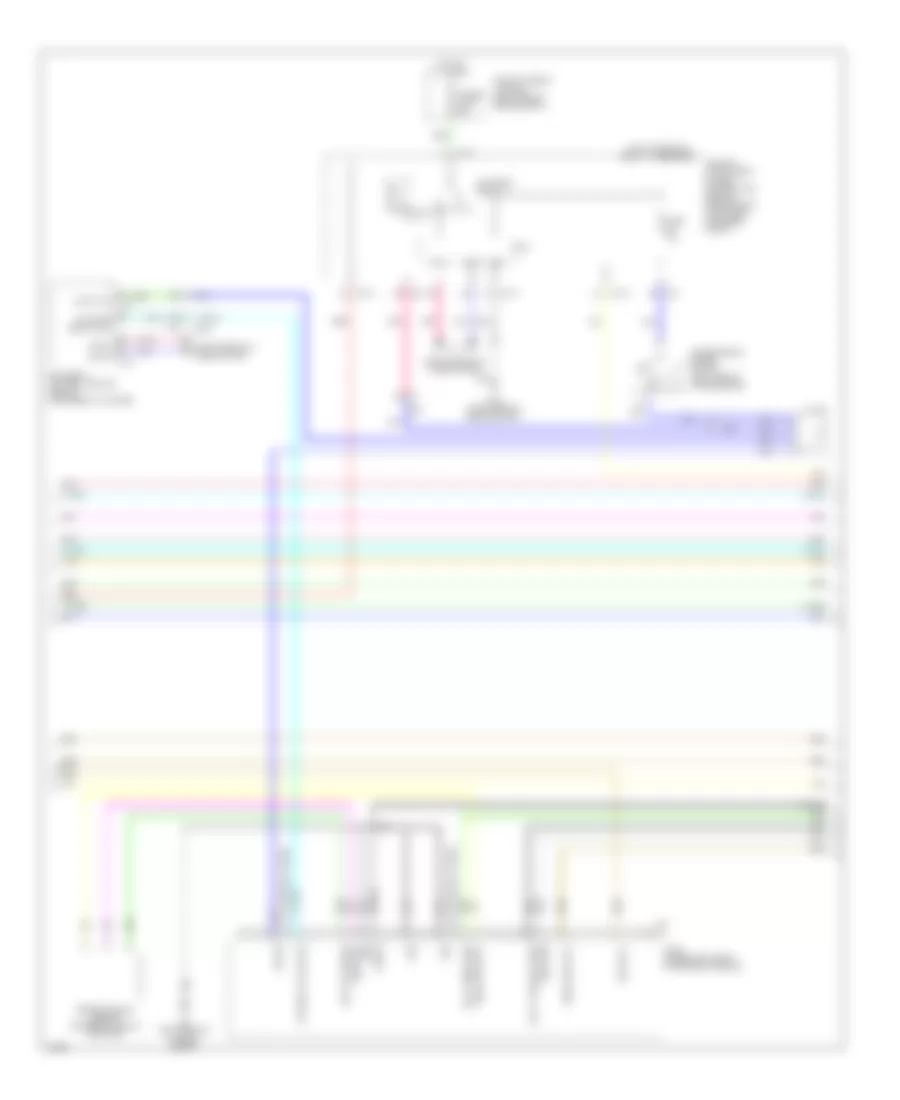2.5L Hybrid, Hybrid System Wiring Diagram (2 of 6) for Infiniti QX60 2014