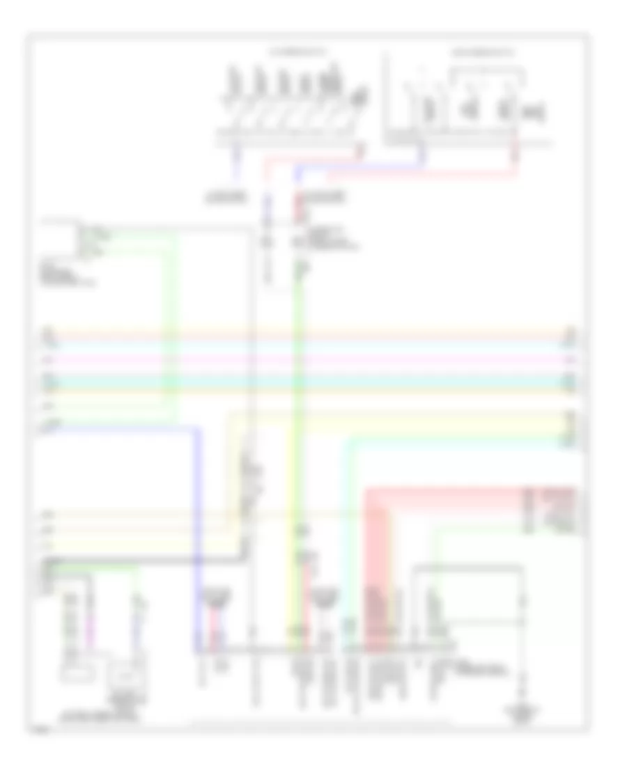 2.5L Hybrid, Hybrid System Wiring Diagram (3 of 6) for Infiniti QX60 2014